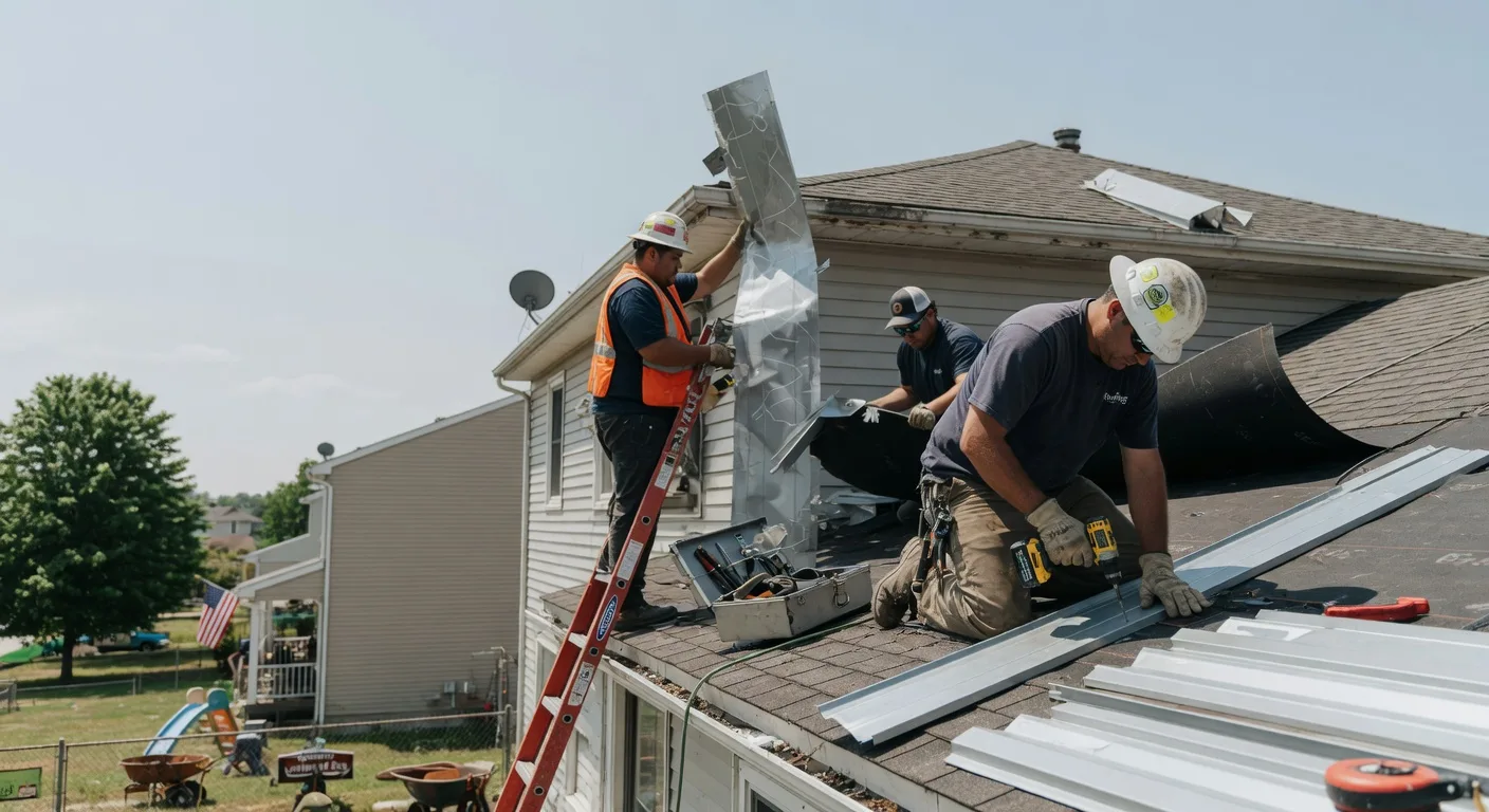 Storm Damage Metal Roof Repair in Spanishburg, WV